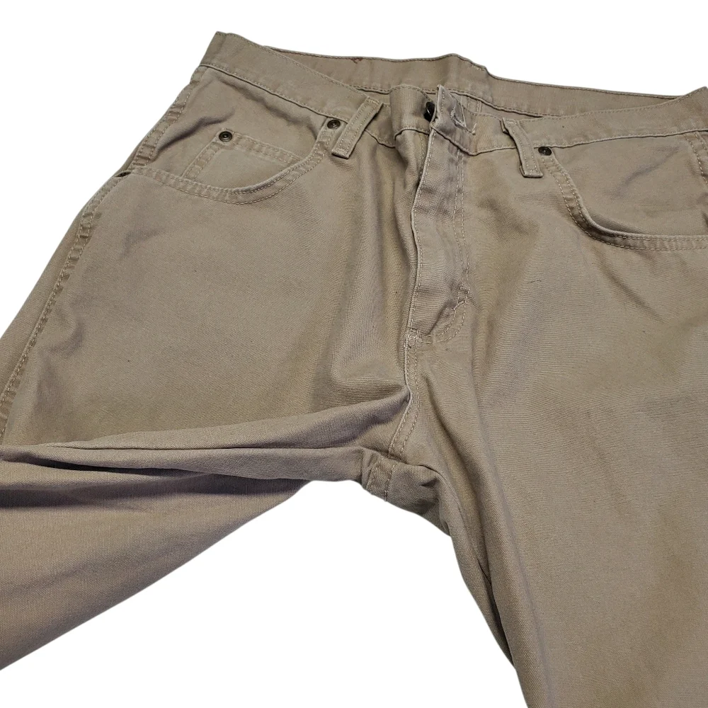 Wrangler Men's Rugged Wear Tan Jeans Size 32 X 32